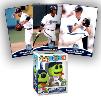 Everett AquaSox 2009 Team Set (Includes FREE Webbly Pitcher Pop with Purchase)