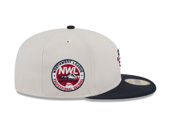 Everett AquaSox 2024 Stars and Stripes 59FIFTY Cap