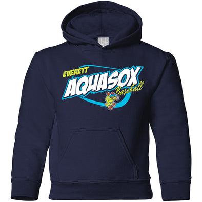 Everett AquaSox Youth Navy Hoodie