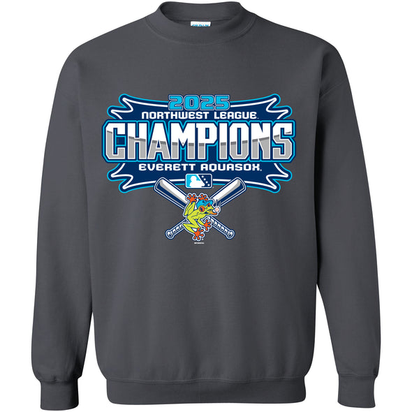 Everett AquaSox 2025 NWL Champions Crewneck Sweatshirt**