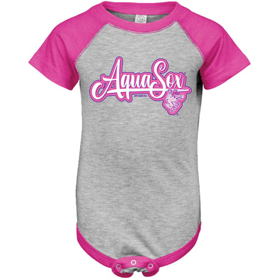 Everett AquaSox Infant Pink Bodysuit