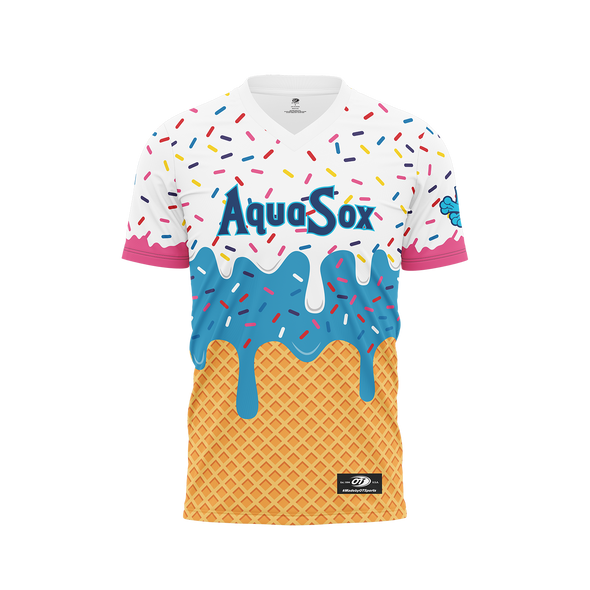 Everett AquaSox Snack Series Ice Cream Jersey Youth