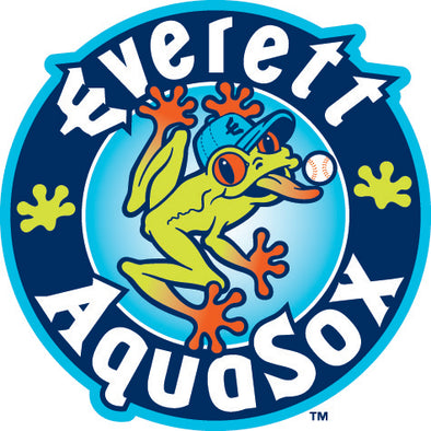Everett AquaSox Primary Logo Sticker