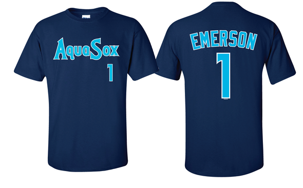 Everett AquaSox Player Tee Colt Emerson