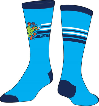Everett AquaSox Varsity Crew Socks