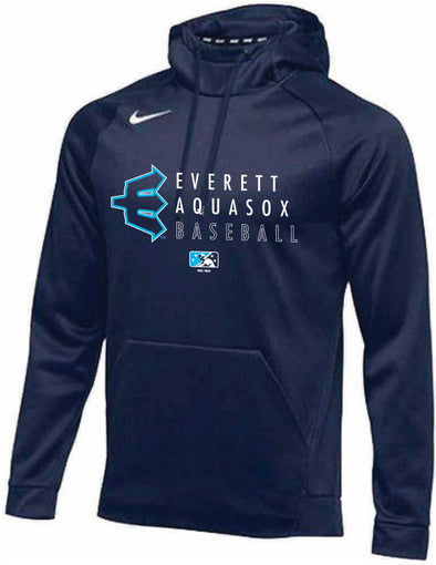 Everett AquaSox Nike Navy Fleece Team Hood
