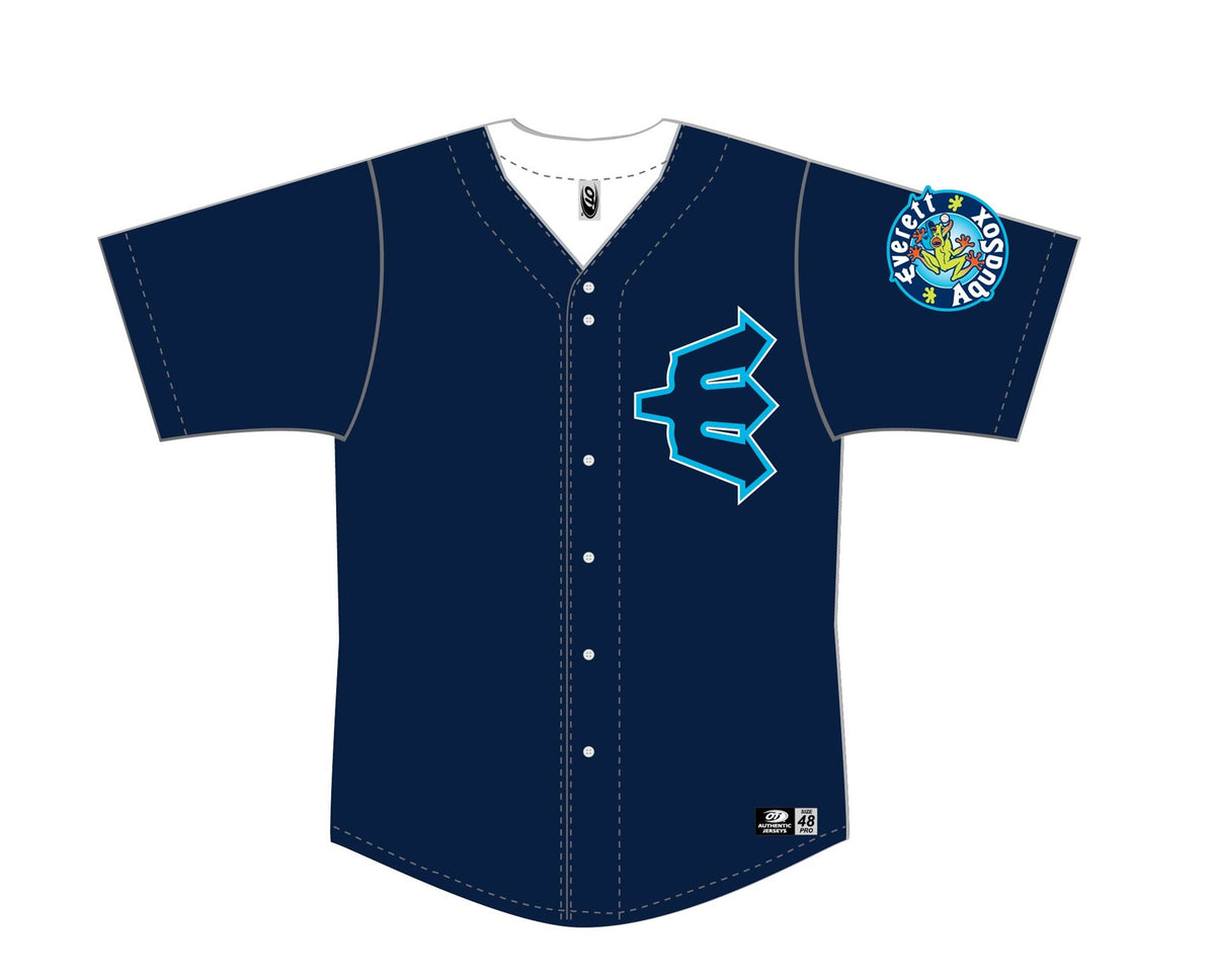 Supreme Polartec Baseball Jersey Navy Men's - FW24 - US